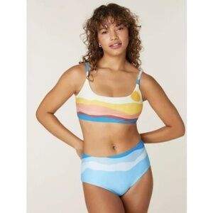 NWT ANDIE x Faherty The High Waisted Bottom (only)  AB387-SUNW Sun Wave